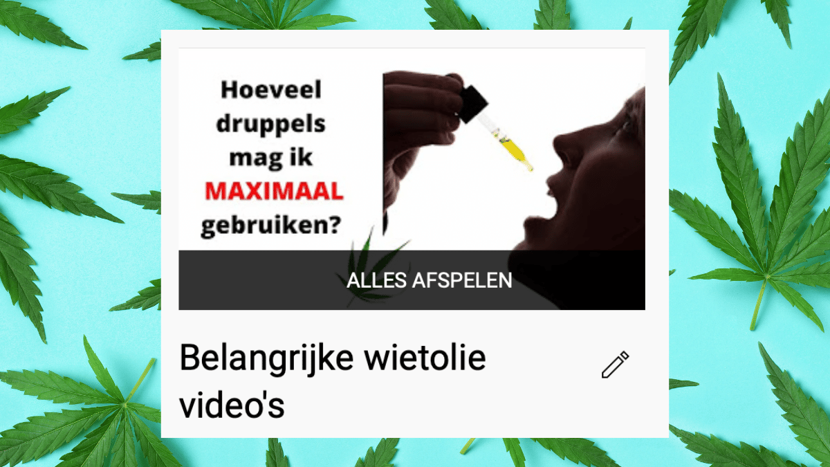 WietOlie video's op een rijtje