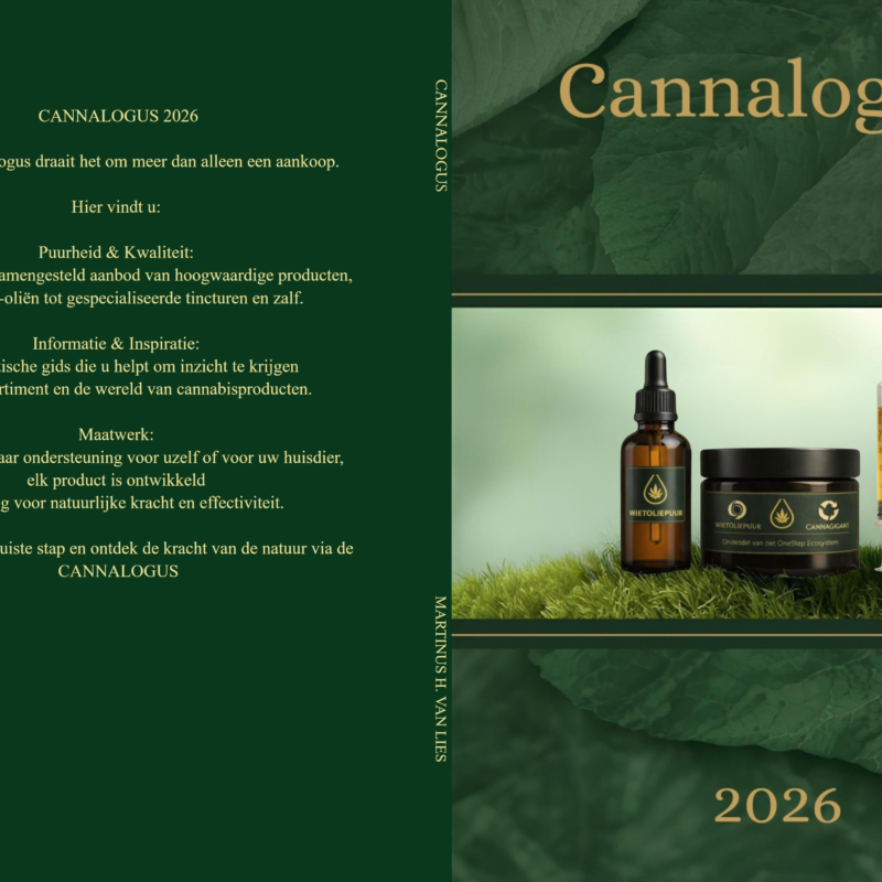 Cannalogus 2026 | Productgids One Step Community, WietOliePuur & CannaGiant